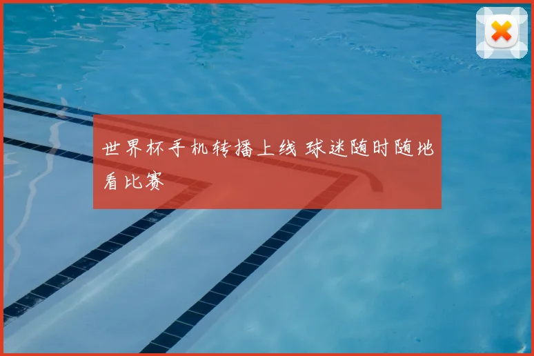 世界杯手机转播上线 球迷随时随地看比赛